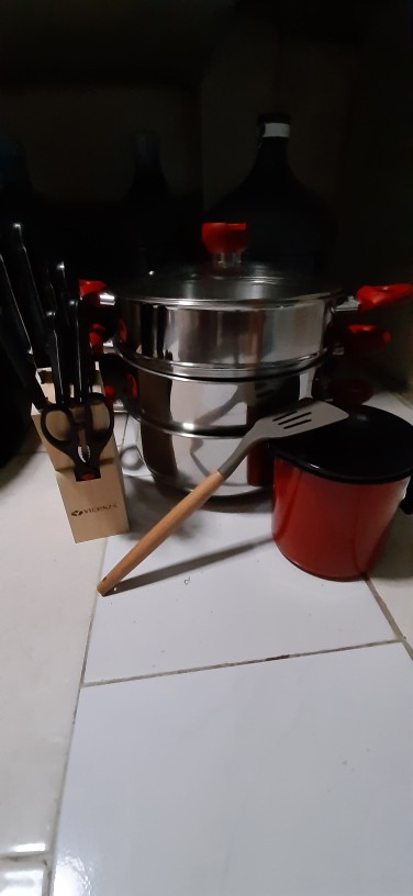 Pisau Knife Set Vicenza V 910k - Set Pisau Lengkap Dengan Talenan