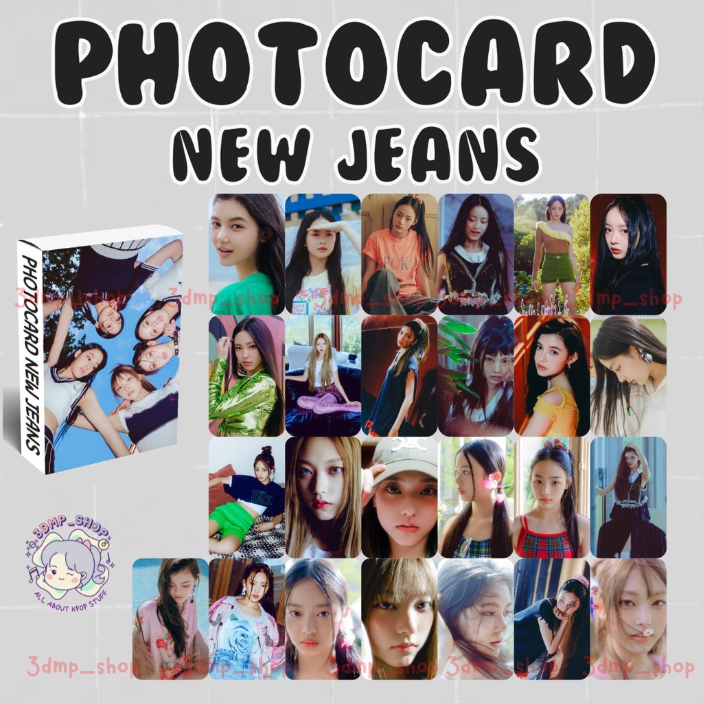 [25 lembar] photocard photo lomo card lomocard new jeans attention get up