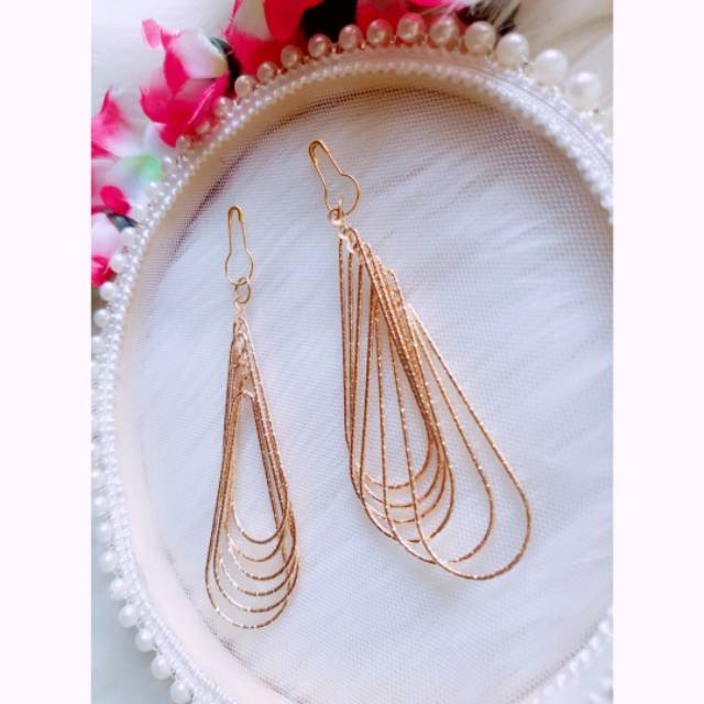 A151 Anting hijab juntai susun