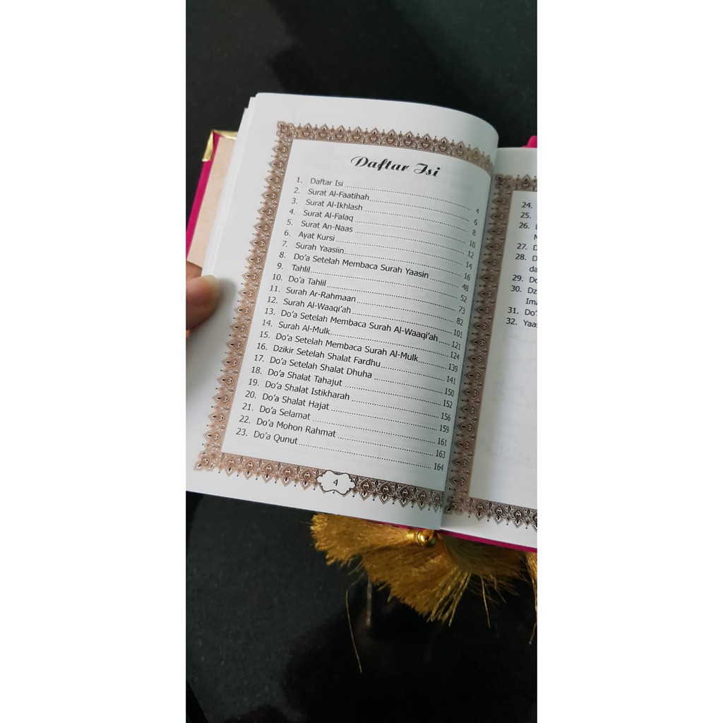 [YHC] Surat Yasin Tahlil Hard Cover Bludru Fancy Paper Souvenir Tahlilan 40 Hari Haul
