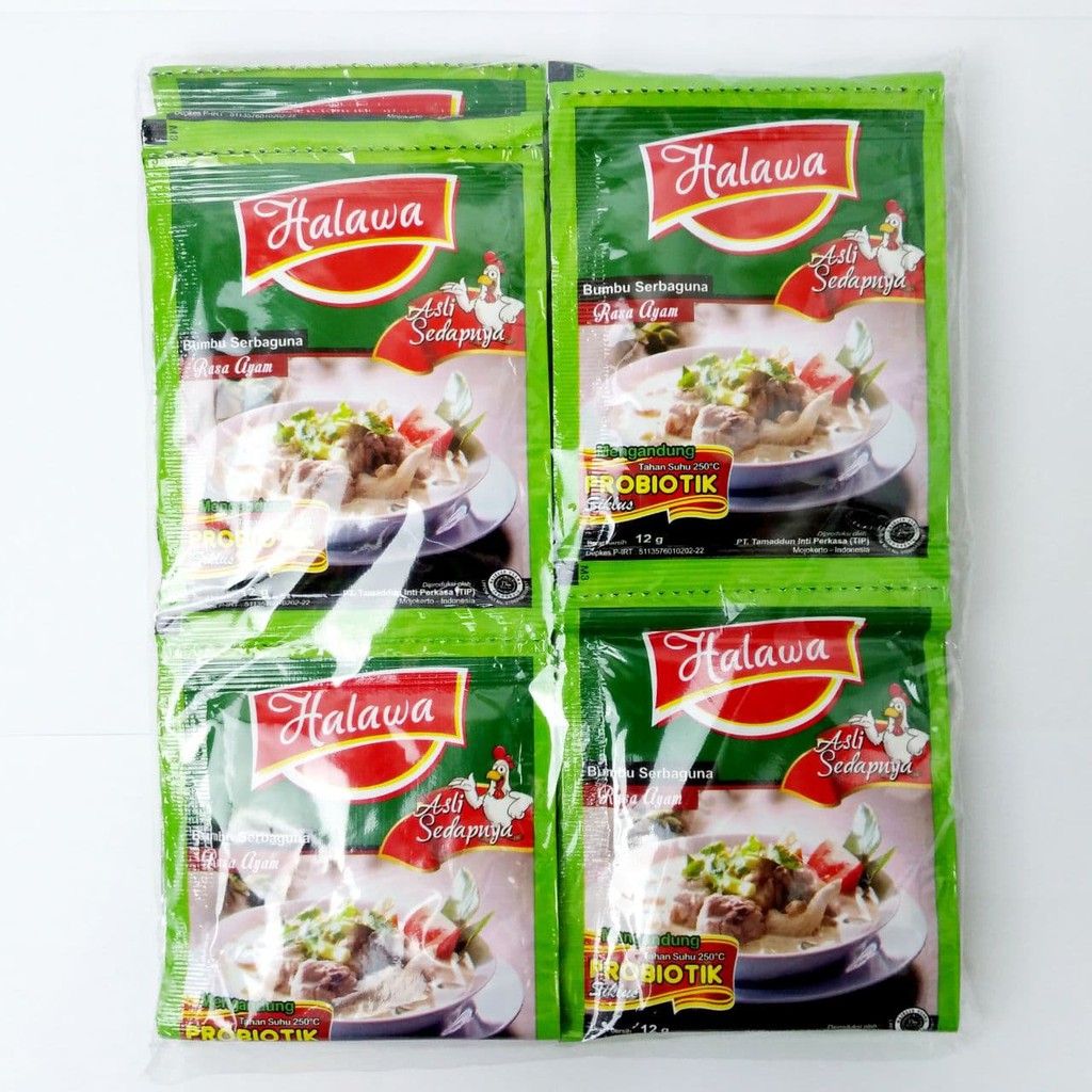 

Hallawa Kaldu penyedap rasa Ayam probiotik 2 lusin (24pcs)