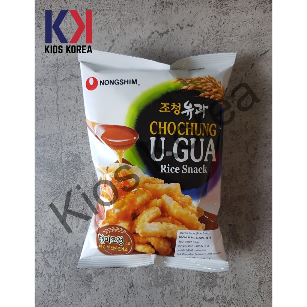 

CHOCHUNG UGUA / CHOCHUNG U-GUA 80GR NONGSHIM Snack Beras Korea