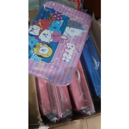 MEJA BELAJAR LIPAT BLOOMS PREMIUM BUAT TEMAN DARING SEKOLAH ANAK BT21