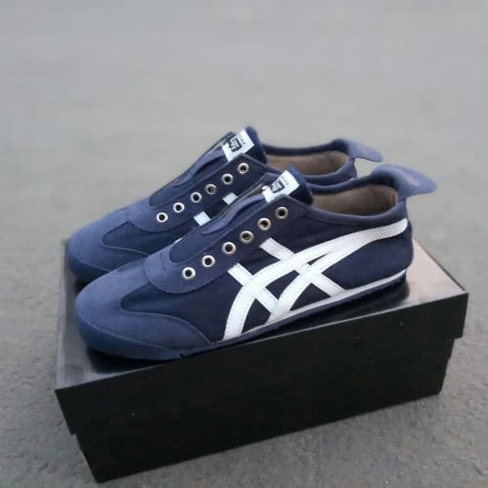Asics Tiger Onitsuka Slip On Unisex Navy Replika