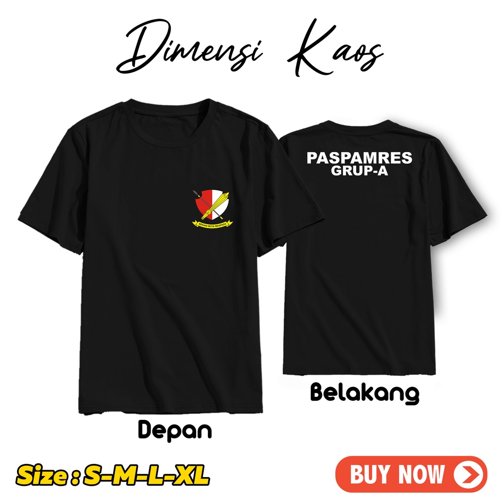 KAOS PASPAMPRES GRUP A TERBARU / KAOS PASPAMPRES / BAJU PASPAMPRES / KAOS PASPAMPRES LENGAN PENDEK /