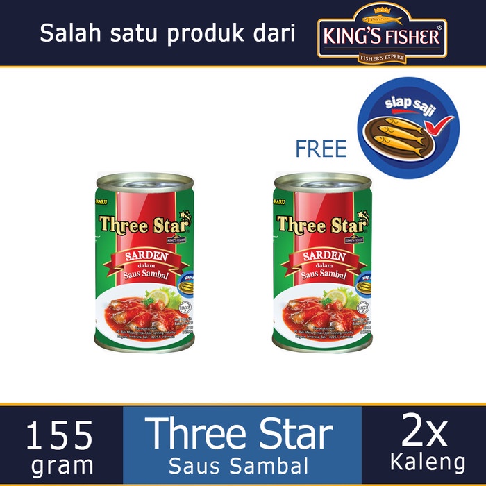 

Gg0Hh Paket Buy 1 Get 1 Three Star Sarden Mini Saus Sambal Ukuran Kecil Ds0kk