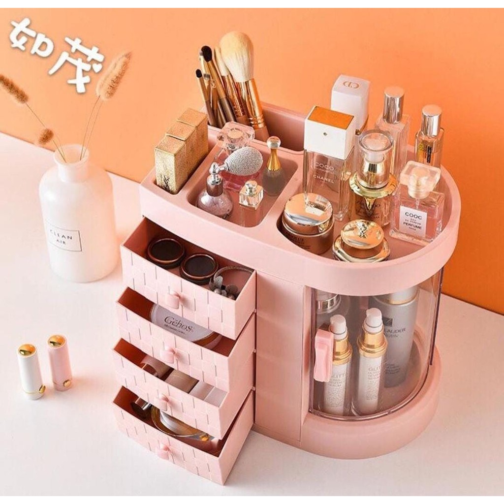 Make Up Box Multifungsi Storage Box Organizer Waterproof Tempat Kosmetik