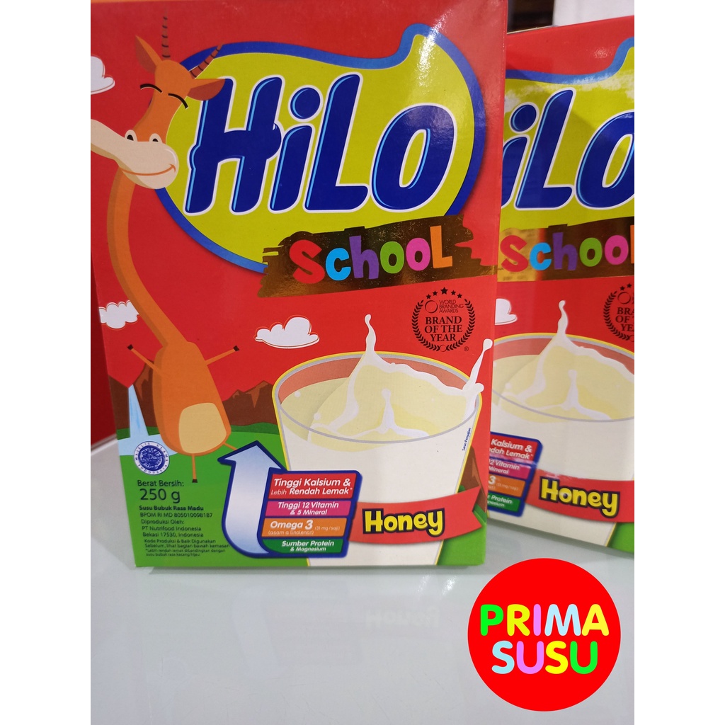 Hilo School 250 Gr, Cokelat, Madu, Vanila