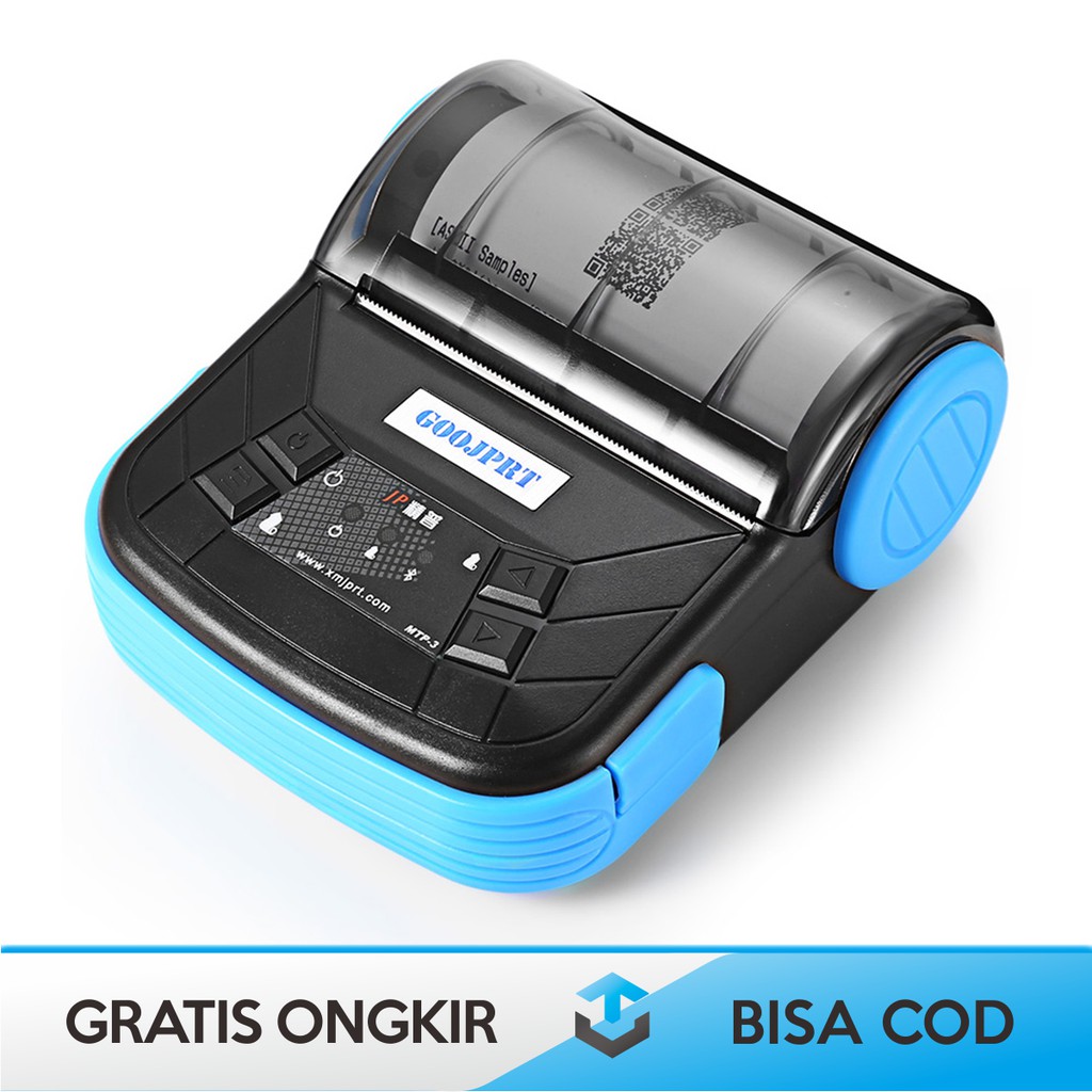 MINI PRINTER THERMAL BLUETOOTH 80mm ORIGINAL GOOJPRT MTP-3 - PRINTER BLUETOOTH TERMAL PORTABLE