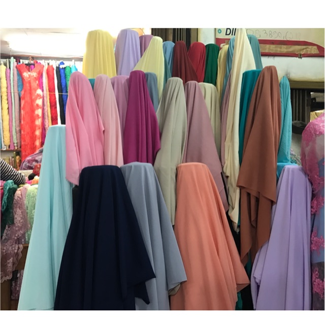 

Warna baru!! Bubble crepe platinum