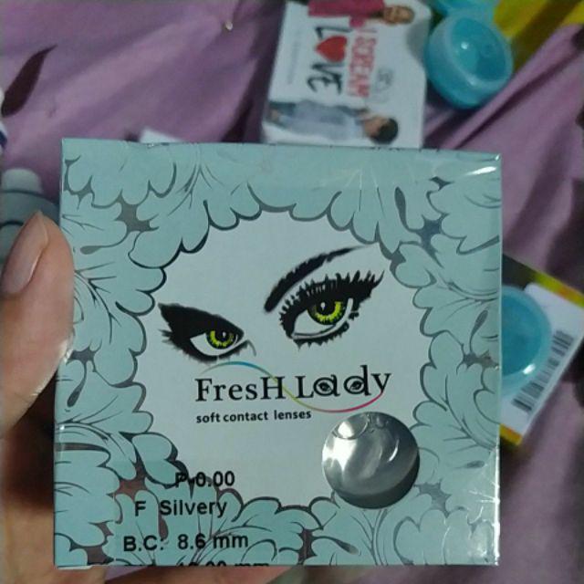  Softlens  Fresh Lady SOFT Freshlady Lens Lenscase 