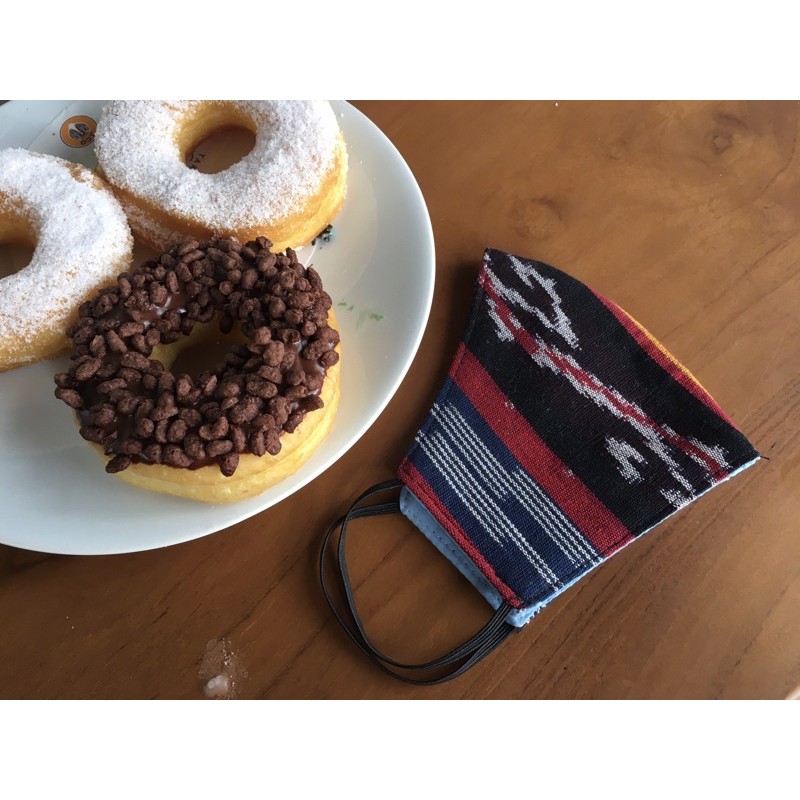 Masker Tenun Jayanagara Ethnic Craft