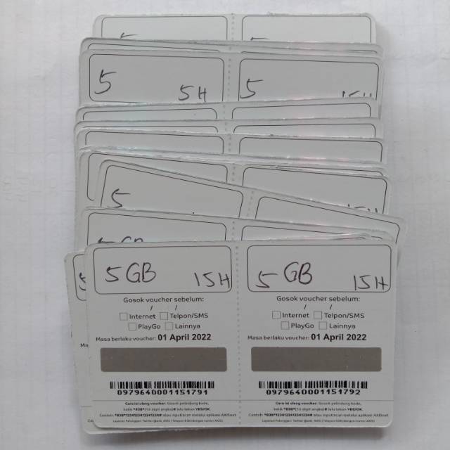Voucher Axis ( Aigo ) Kuota Data 5GB 15Hari