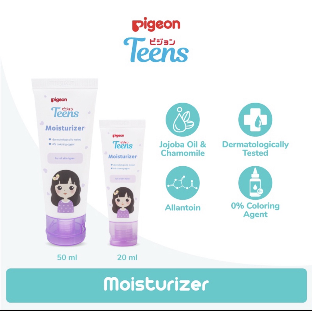 PIGEON Teens Moisturizer For All Skin Type - Pelembab Wajah