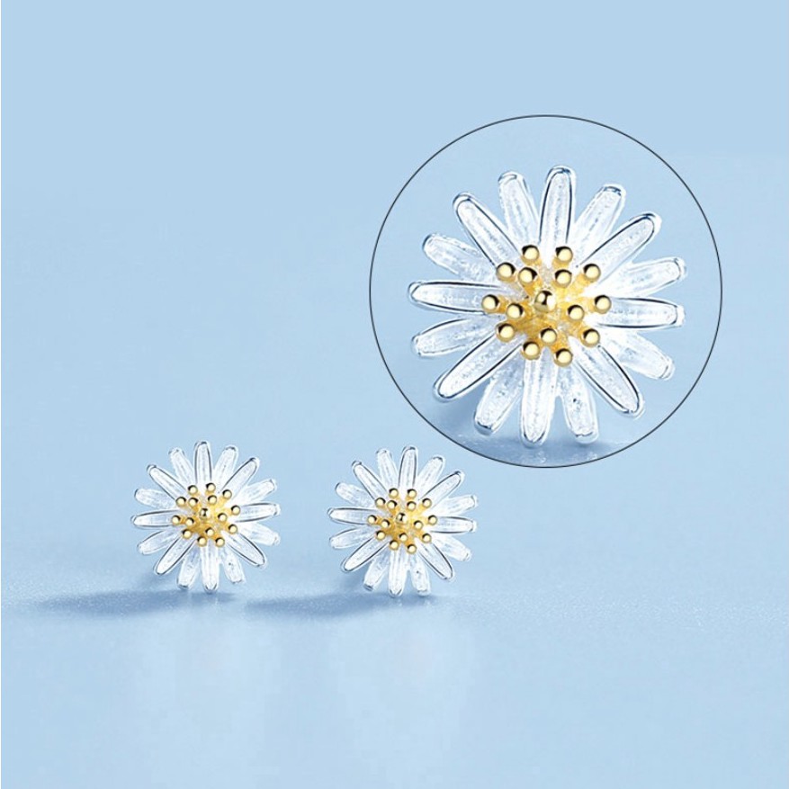 Anting Wanita Korea Bunga-bunga/ Korean Flowers Shape Earrings-Mini Daisy