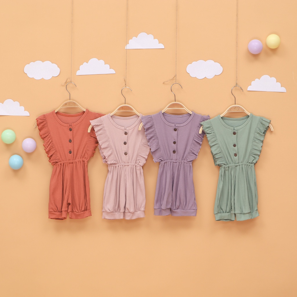 Jumpsuit baby Girl 3-12 bulan / Jumpsuit Bayi Perempuan / Jumpsuit Bayi Perempuan