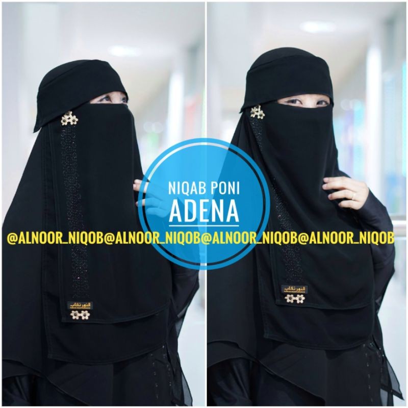 New niqob Bandana poni Nikob poni ADENA KODE 1,2,3,4 Bandana poni best seller by Alnoor