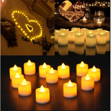 GM50 Smokeless Candle LED Battery Powered Event Flameless Candlelight Diameter COD