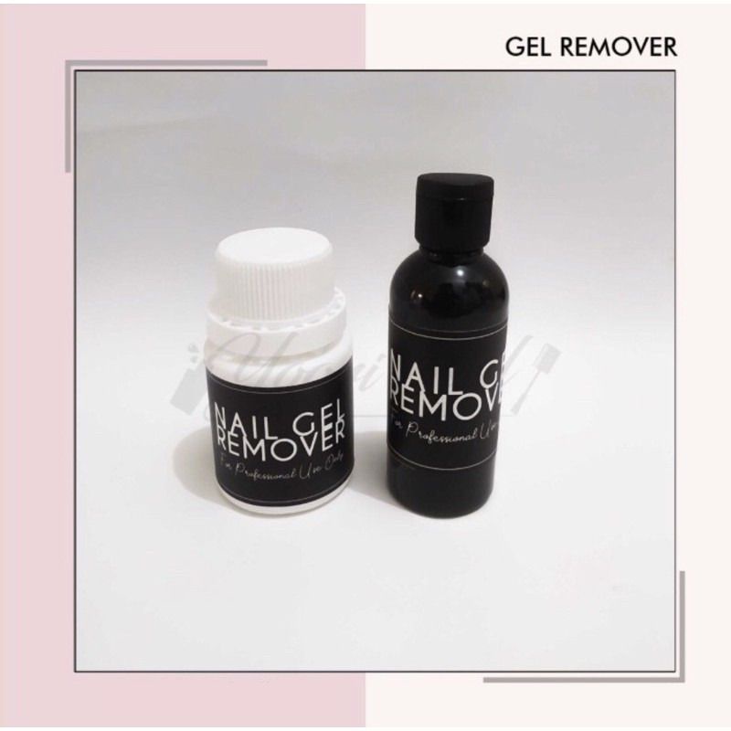 Nail gel remover pembersih kutek gel aceton nail art soak off nails