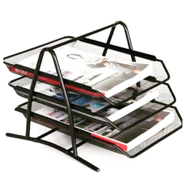 

Rak Dokumen Kertas Elevated Letter Tray 3 Susun Besi