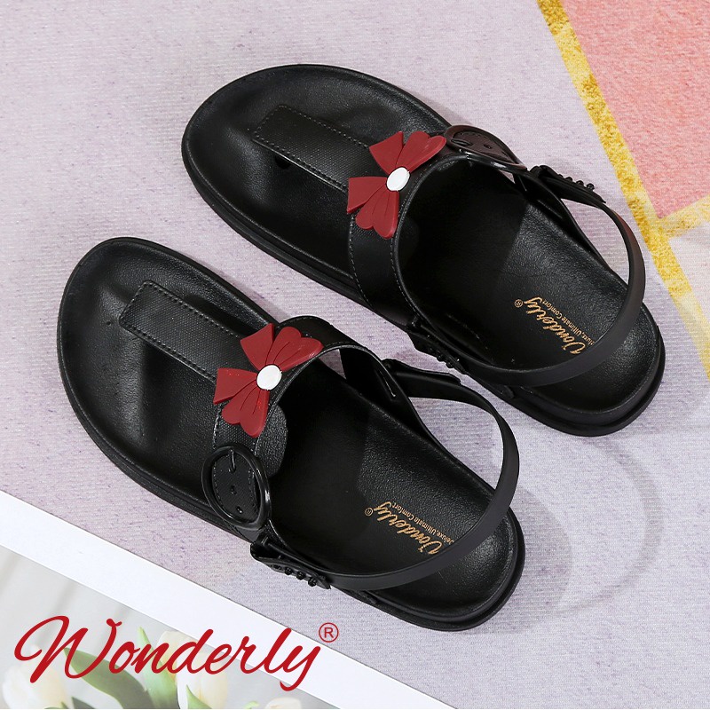 Sandal Wanita Tali Jelly Sendal Wanita Karet Tali Wonderly Sendal Tali Wanita l 2025-2