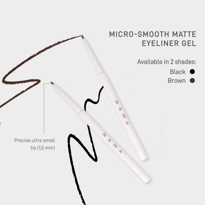 Nama Beauty Micro Smooth Matte Eyeliner Gel