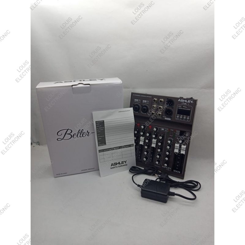 Mixer Ashley Better4 Better 4 Channel USB MP3 Bluetooth ORIGINAL