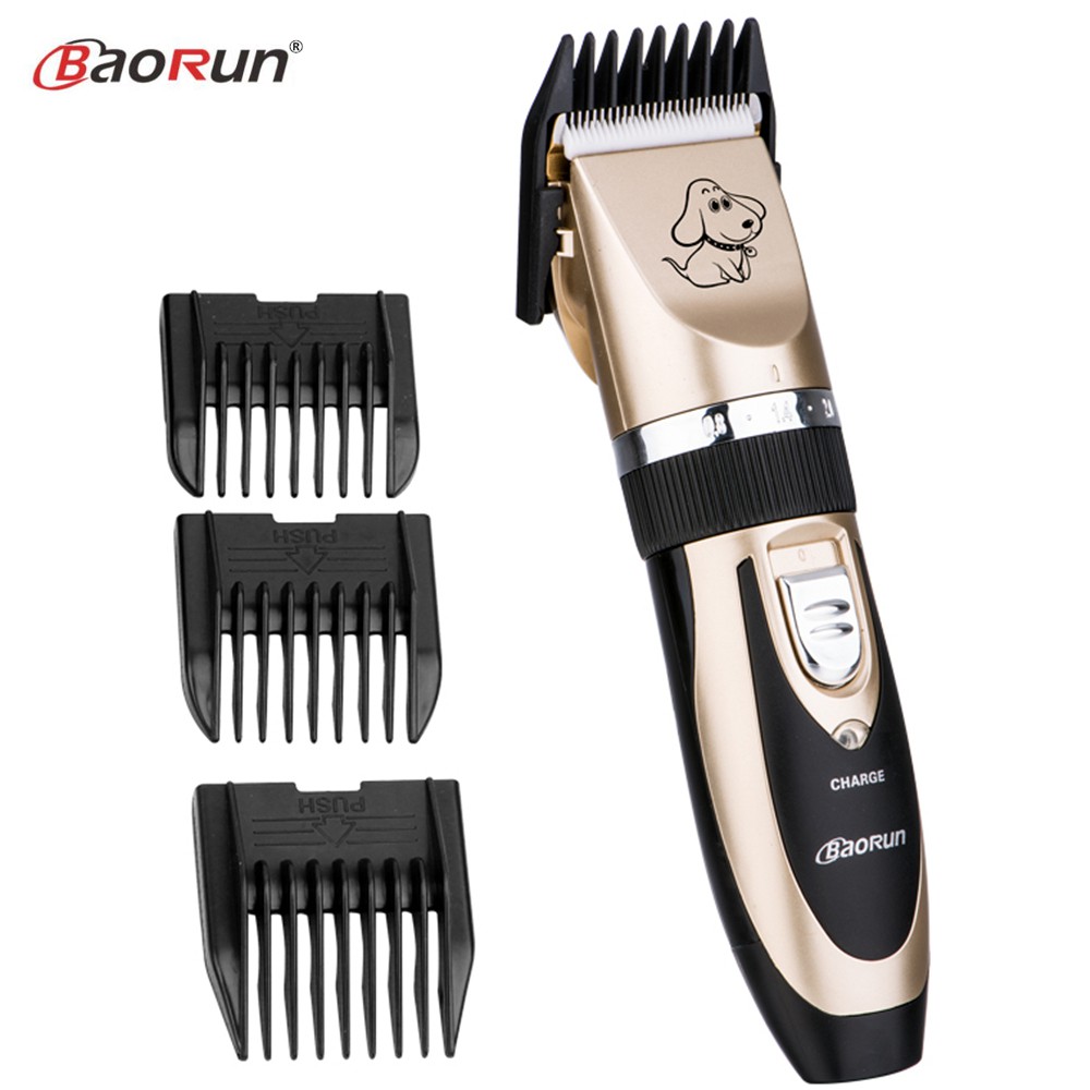 BaoRun Alat Cukur Elektrik Bulu Binatang Pet Dog Clipper - P2 - Golden