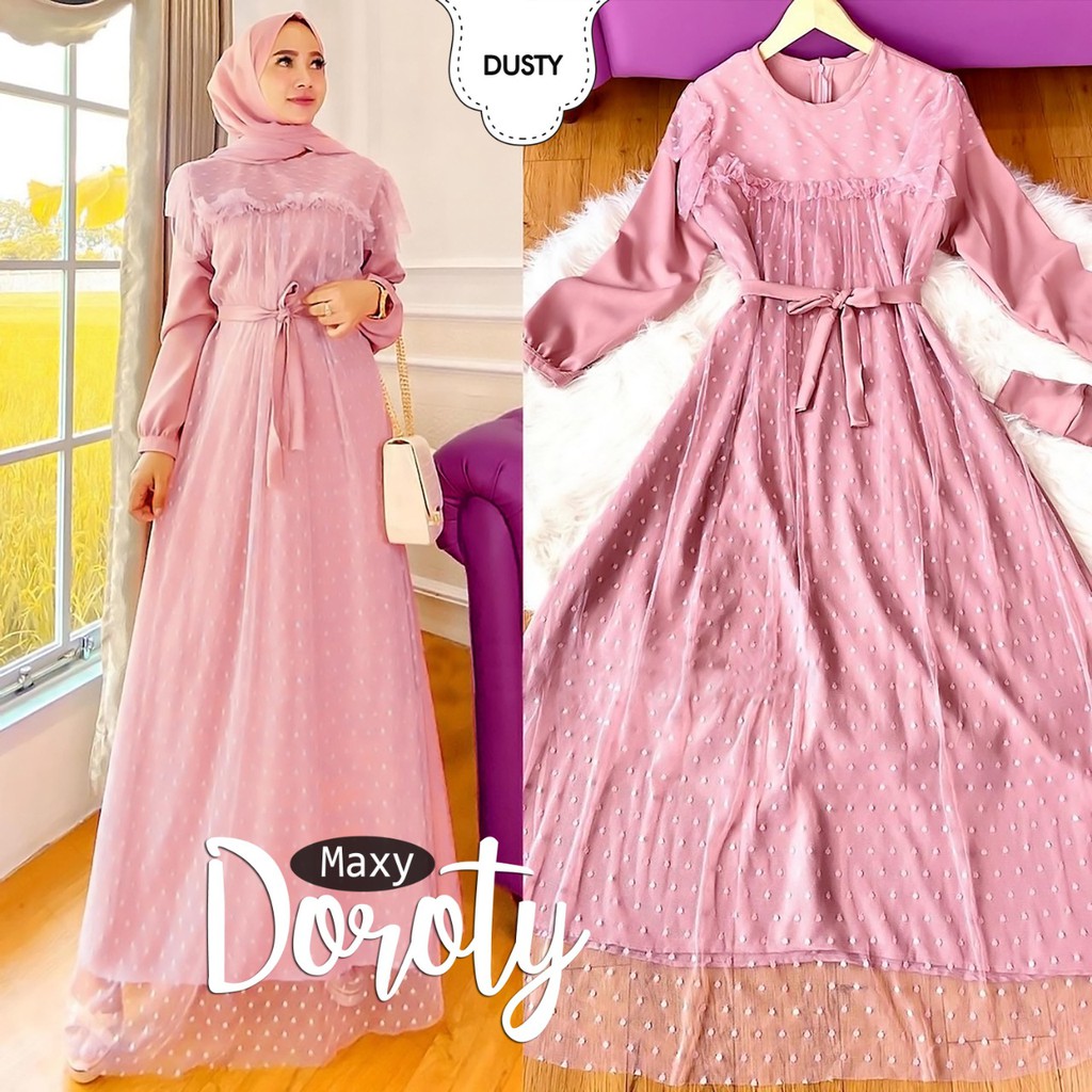 DRESS MAXY DOROTY / GAMIS KEKINIAN /FASHION MUSLIMAH /