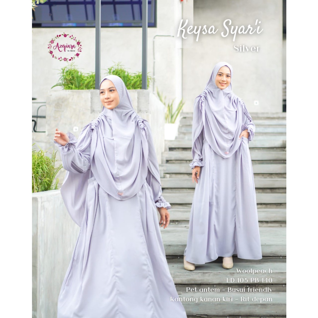 KEYSA SYARI muslim original produk by qiara fashion