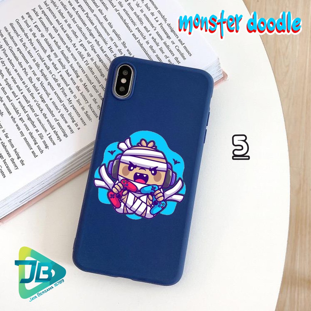 Softcase MONSTER DOODLE samsung J2 prime Grand Prime A10 M10 A20 A30 M10s A20s JB4374