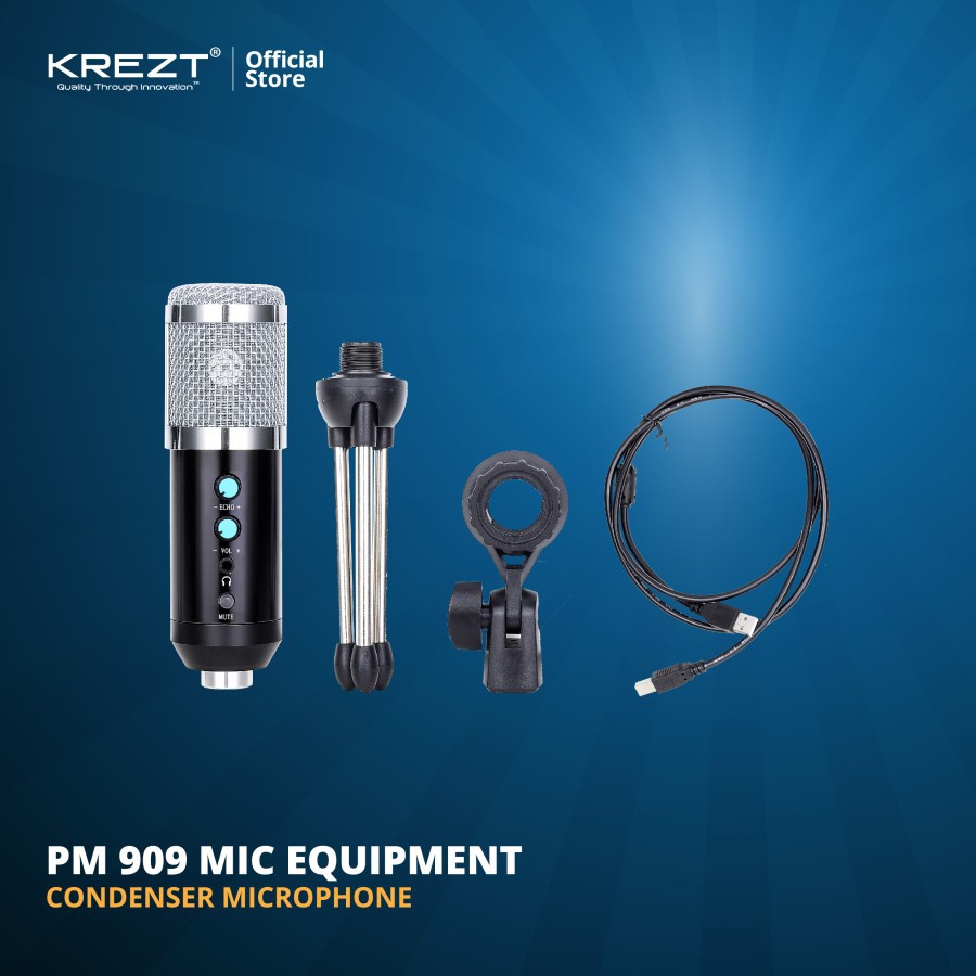 KREZT PM 909 USB CONDENSER MICROPHONE