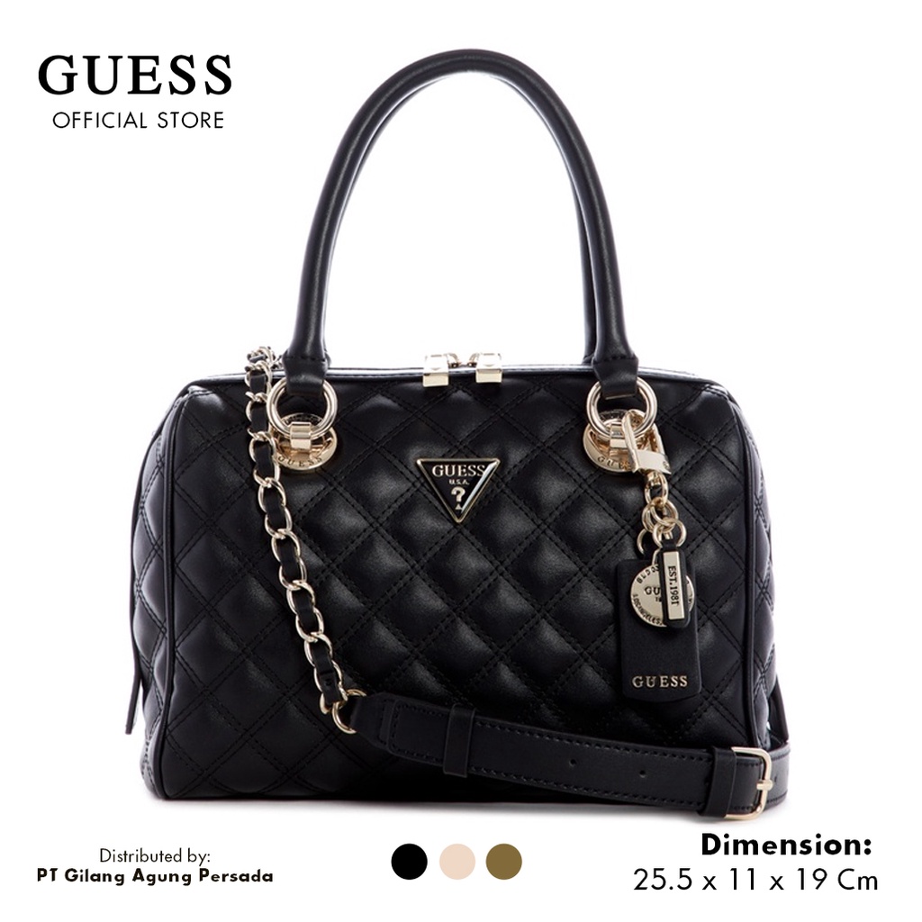 Tas Guess Wanita Original Wanita - Cessily Box Satchel