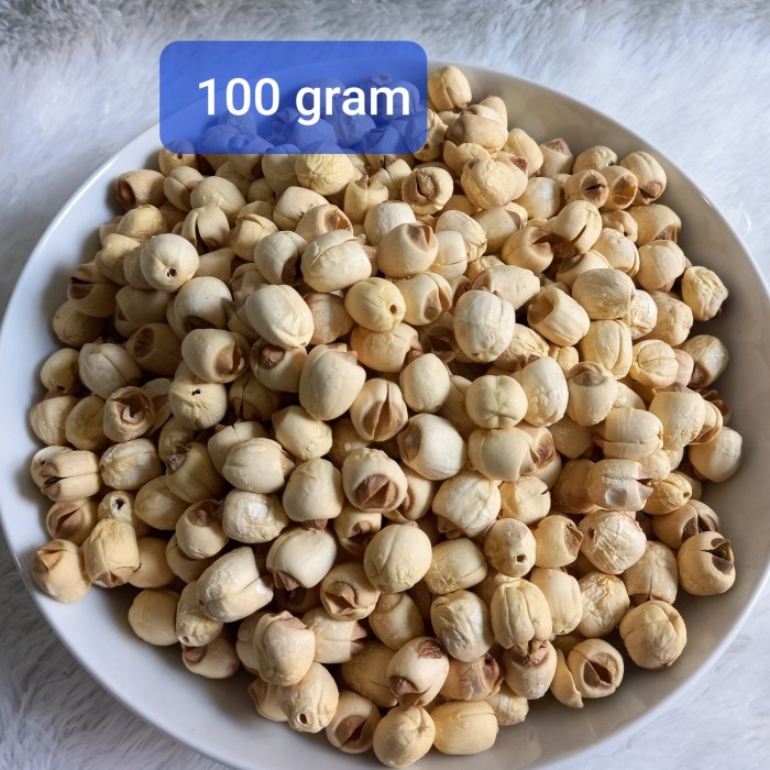 

Q1254521 Biji Teratai Premium/ White Lotus Seeds 100Gr Dw51Sqs