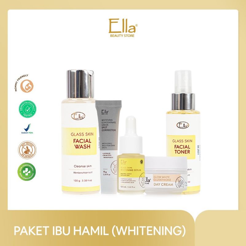 Ella Skincare Paket Ibu Hamil Whitening
