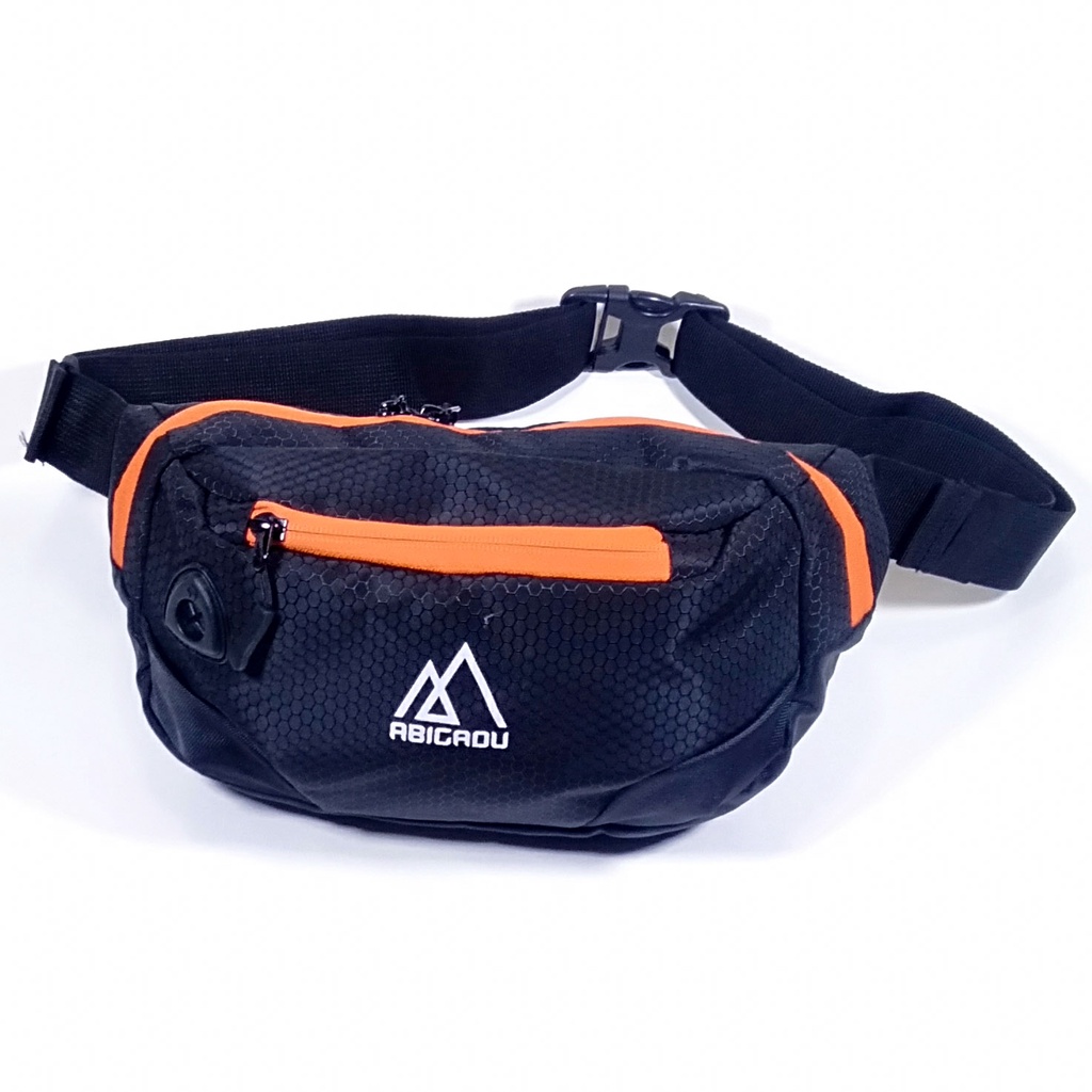 Waistbag kasual outdor / tas selempang pria wanita / tas pinggang cewek cowok / waistbag pria wanita | Abigadu