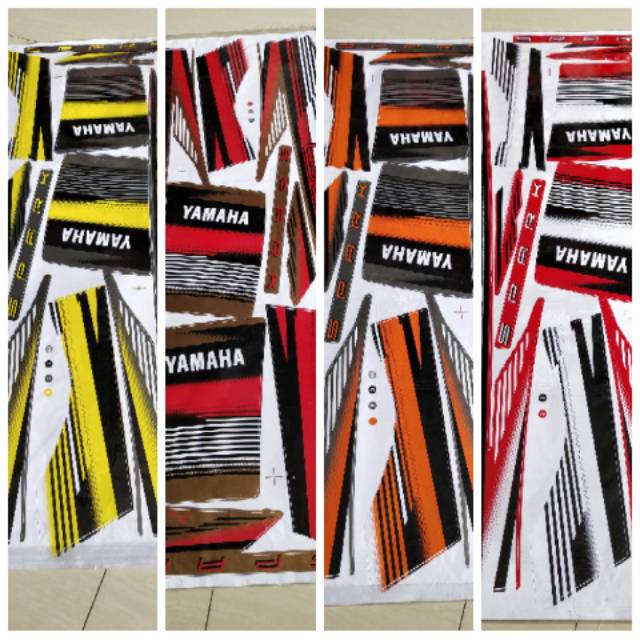 striping list body variasi VEGA R VEGA NEW NANO 2007- 2009 merah THAILAND