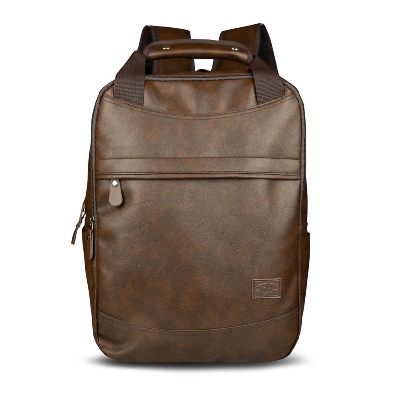 Gh-bag Tas Ransel Kulit Tas Punggung Tas Ransel Laptop Tas Kerja Bacpack Kulit Up To 15inch