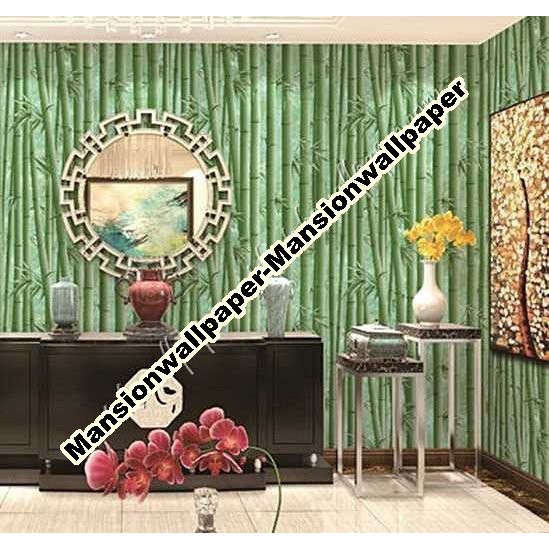Termurah!!!  Wallpaper Dinding Motif Hutan Bambu