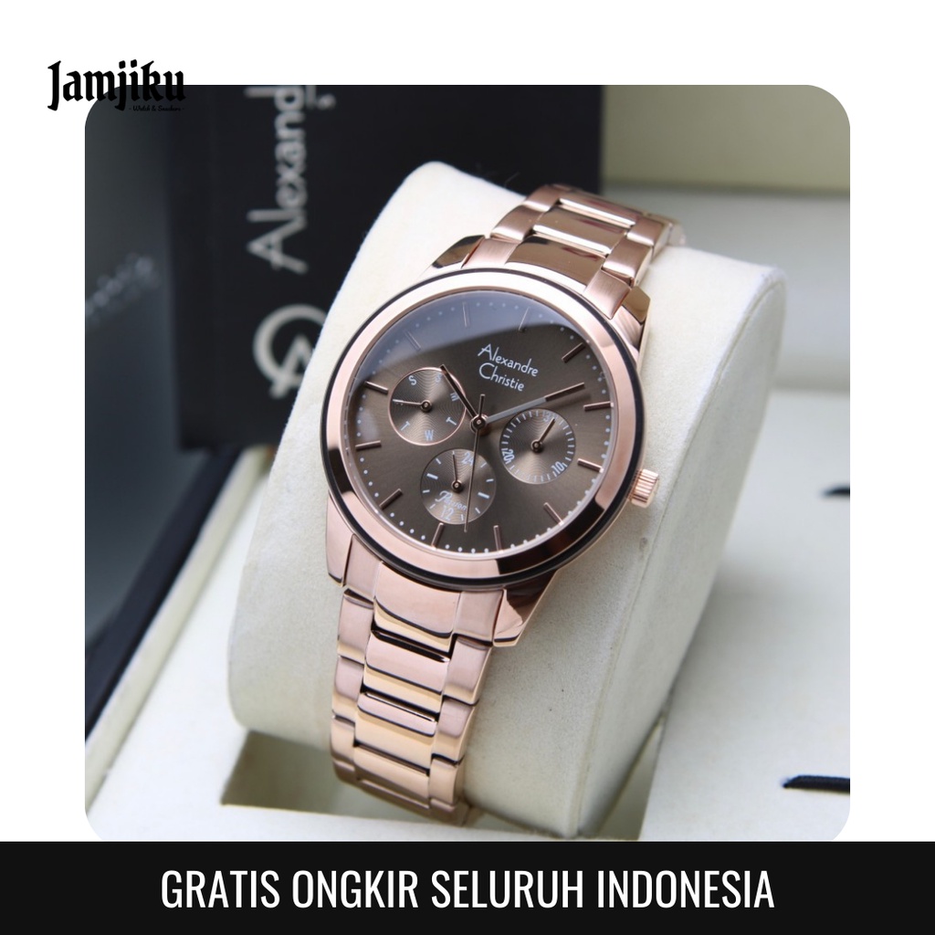 Alexandre Christie Wanita 2965 Original - Jam Tangan AC Rantai - Jam Tangan AC Original - Alexander 