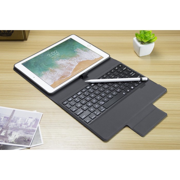 IPAD 8 10.2 BACKLIGHT KEYBOARD BLUETOOTH FLIP CASE WIRELESS BACKLIT