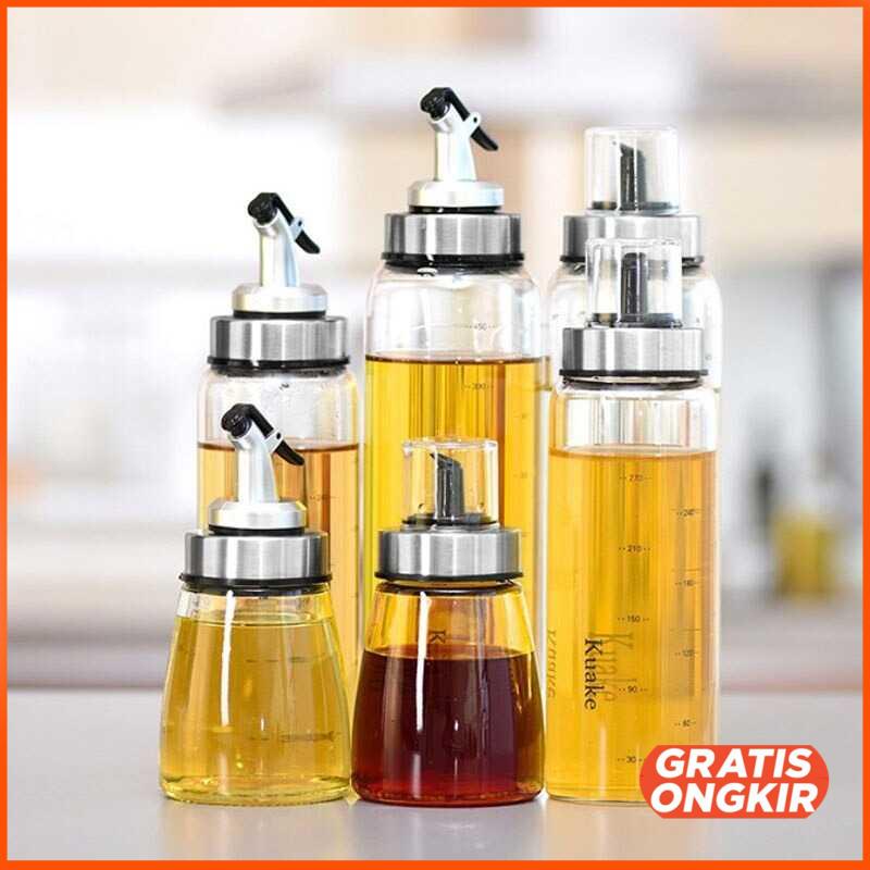 Botol Minyak Olive Oil Kaca Bottle 200ml - CN297