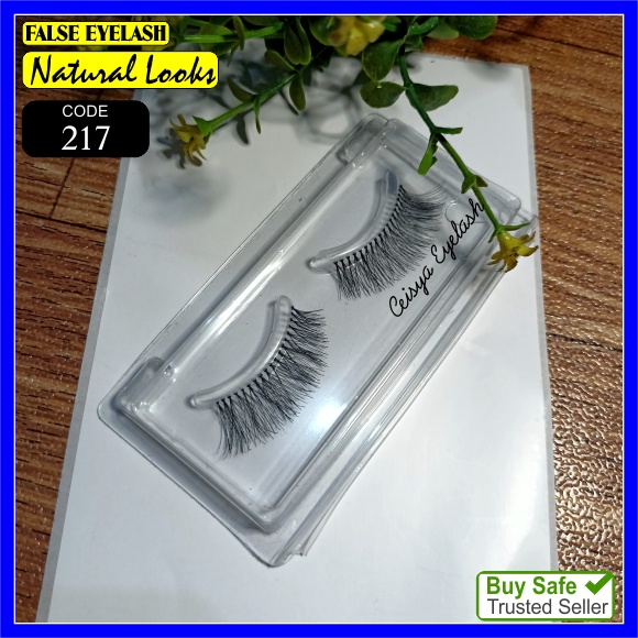 Bulu mata Palsu 217 Fake Eyelash Bulumata Natural Lembut Premium Bagus Murah Kualitas Export