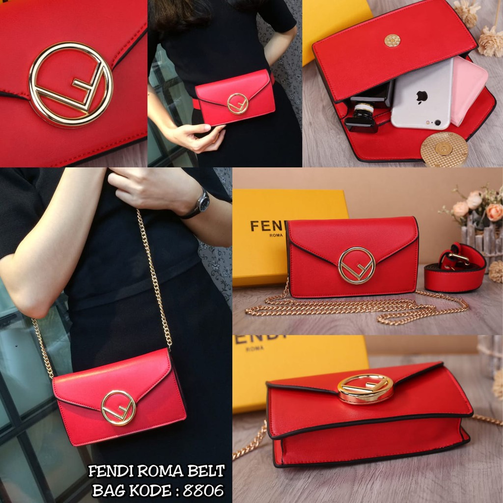 FENDI ROMA BELT BAG #8806 ( MULTY FUNGSI )