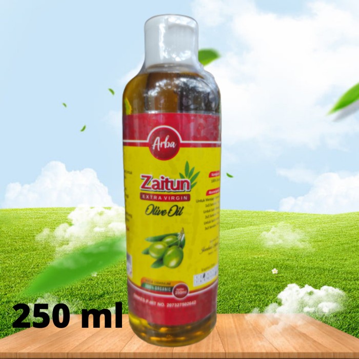 

Menyak Zaitun Extra Virgin 250 ml / Minyak Zaitun Arba