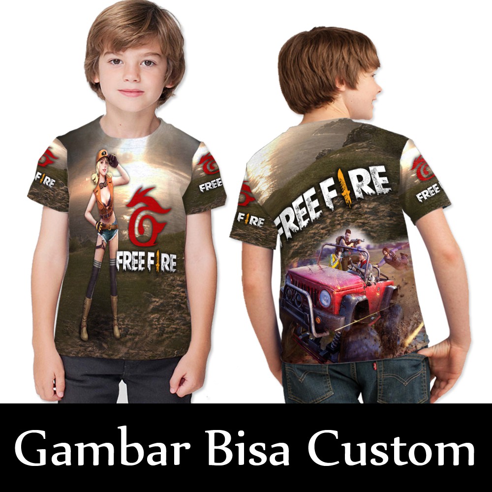 Kaos Anak Fullprint Free Fire Misha Shopee Indonesia