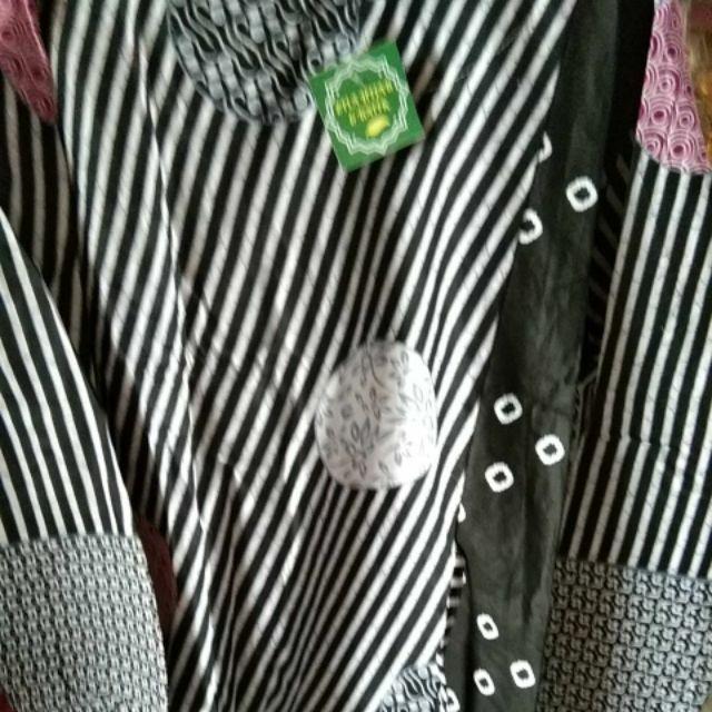Terlaris Serut Genes Jelita Tunic Navbor Yelbor Whitbor Creambor Tunik Batik Modern Hrb030 Dolbi Dob