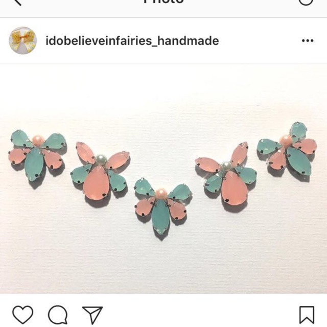 

Pastel fireflies rhinestones set