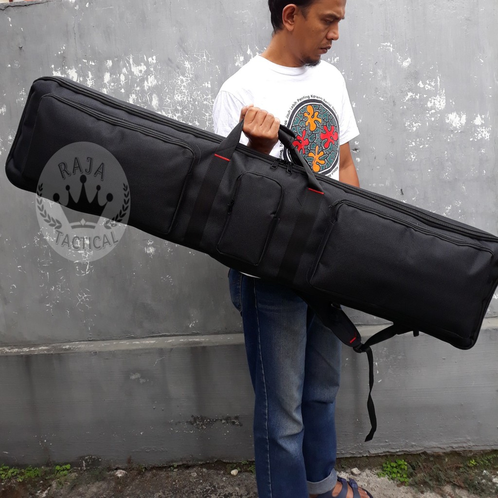 Tas Senjata Panjang 120 cm Gunbag Panjang 120 cm Isi 2 Unit Tas Senapan Holster