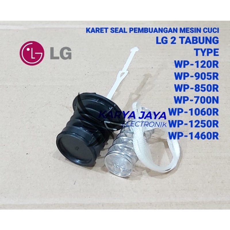 Karet Seal Pembuangan Mesin Cuci LG 2 Tabung 1set